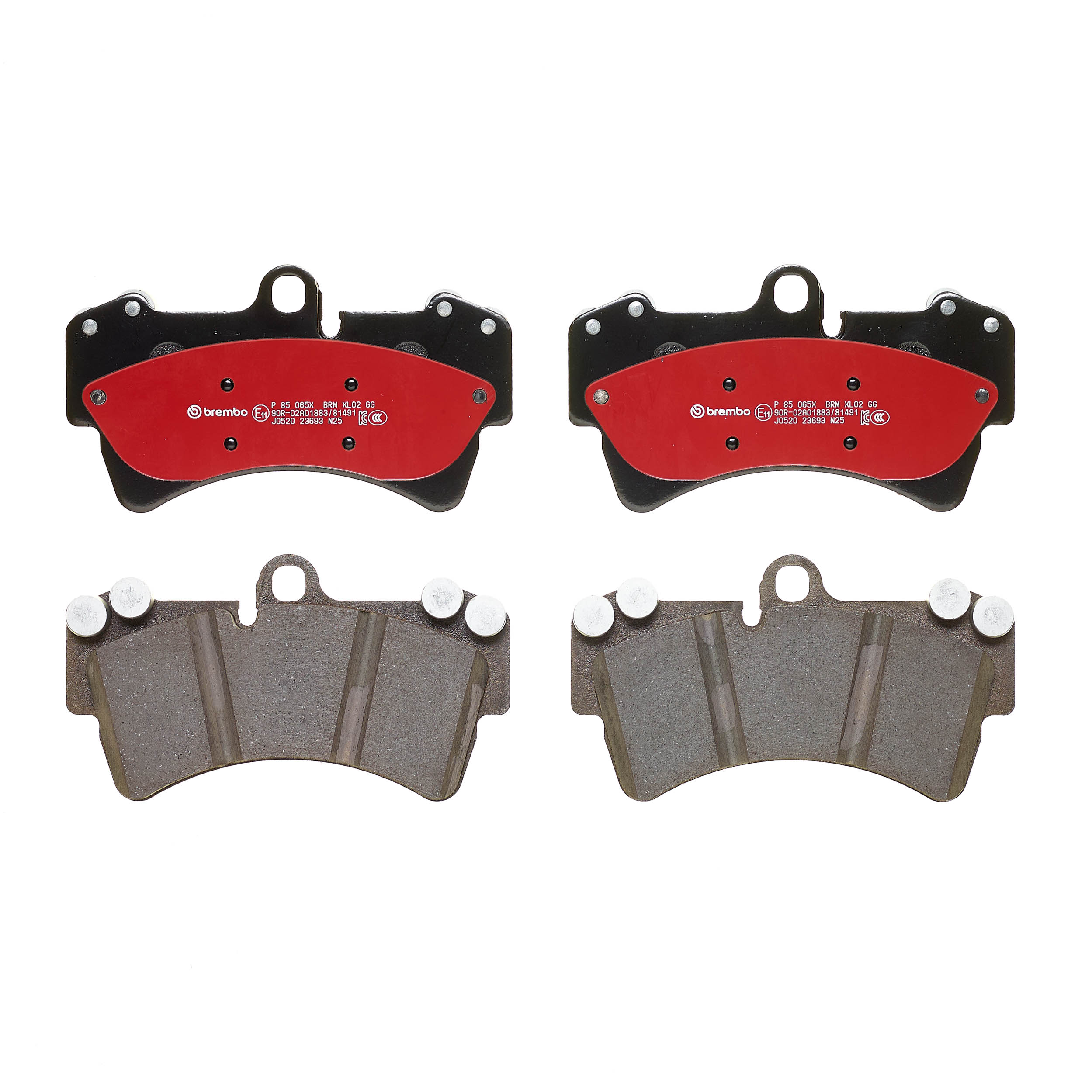 Jogo de 4 pastilhas de travão BREMBO ref. P 85 065X