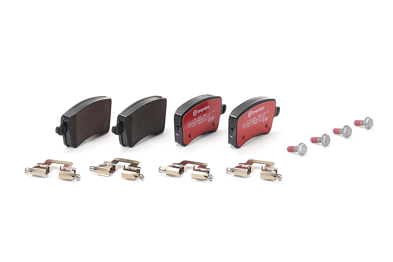 Jogo de 4 pastilhas de travão BREMBO ref. P 85 099X