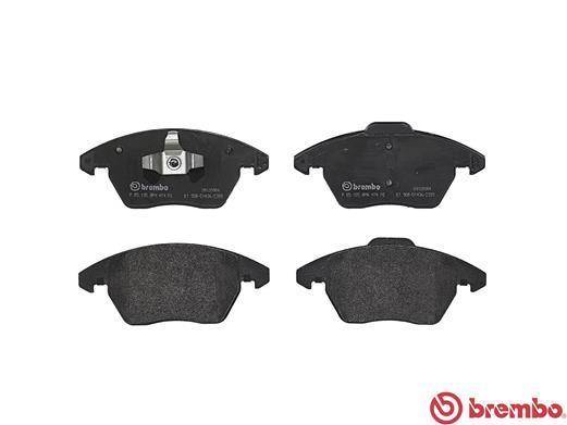 Jeu de 4 plaquettes de frein BREMBO ref. P 85 105