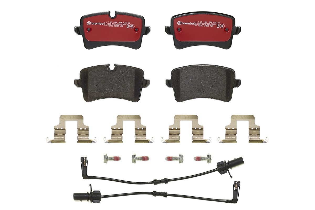 Jogo de 4 pastilhas de travão BREMBO ref. P 85 118X
