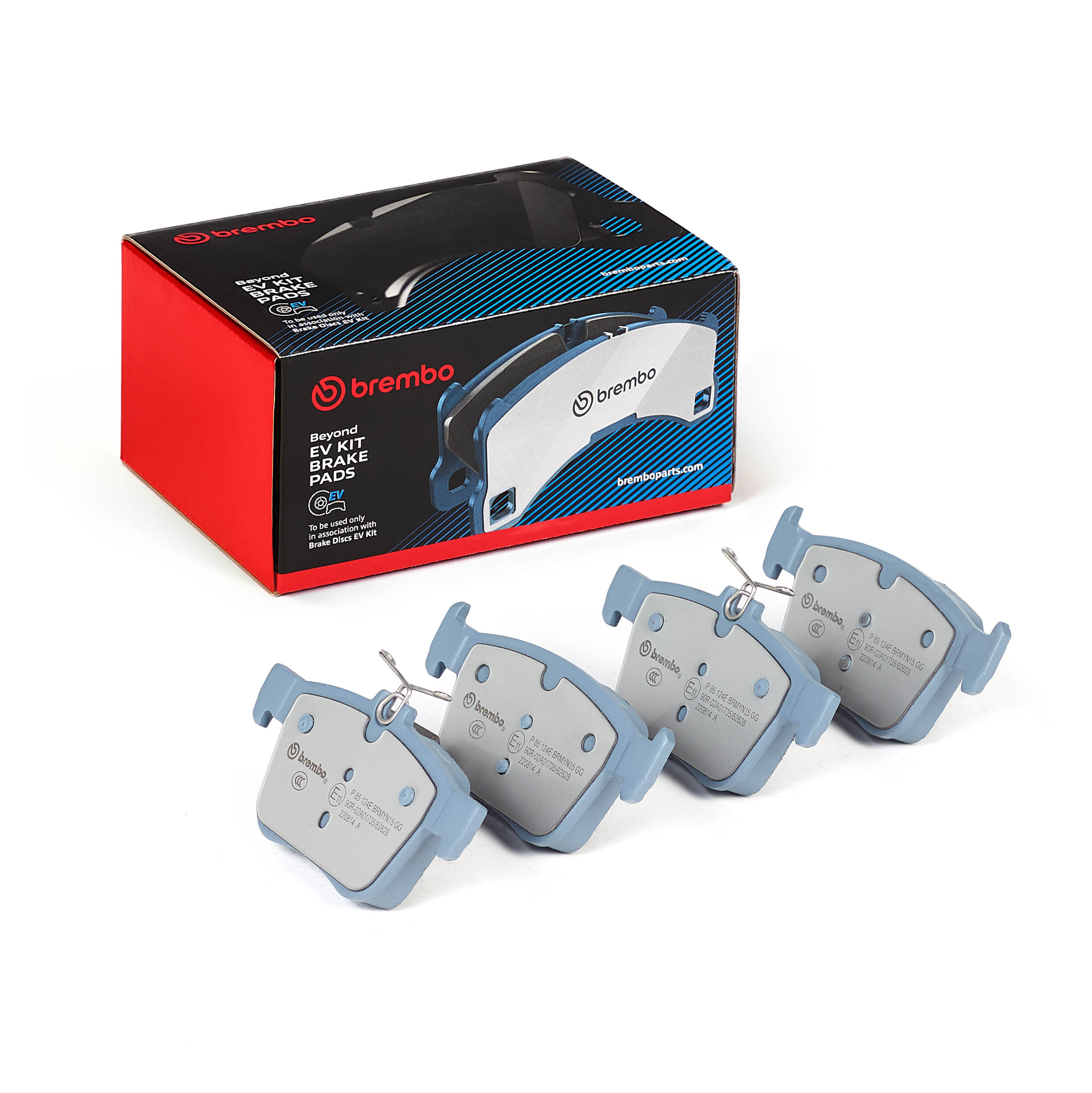 Jogo de 4 pastilhas de travão BREMBO ref. P 85 124E