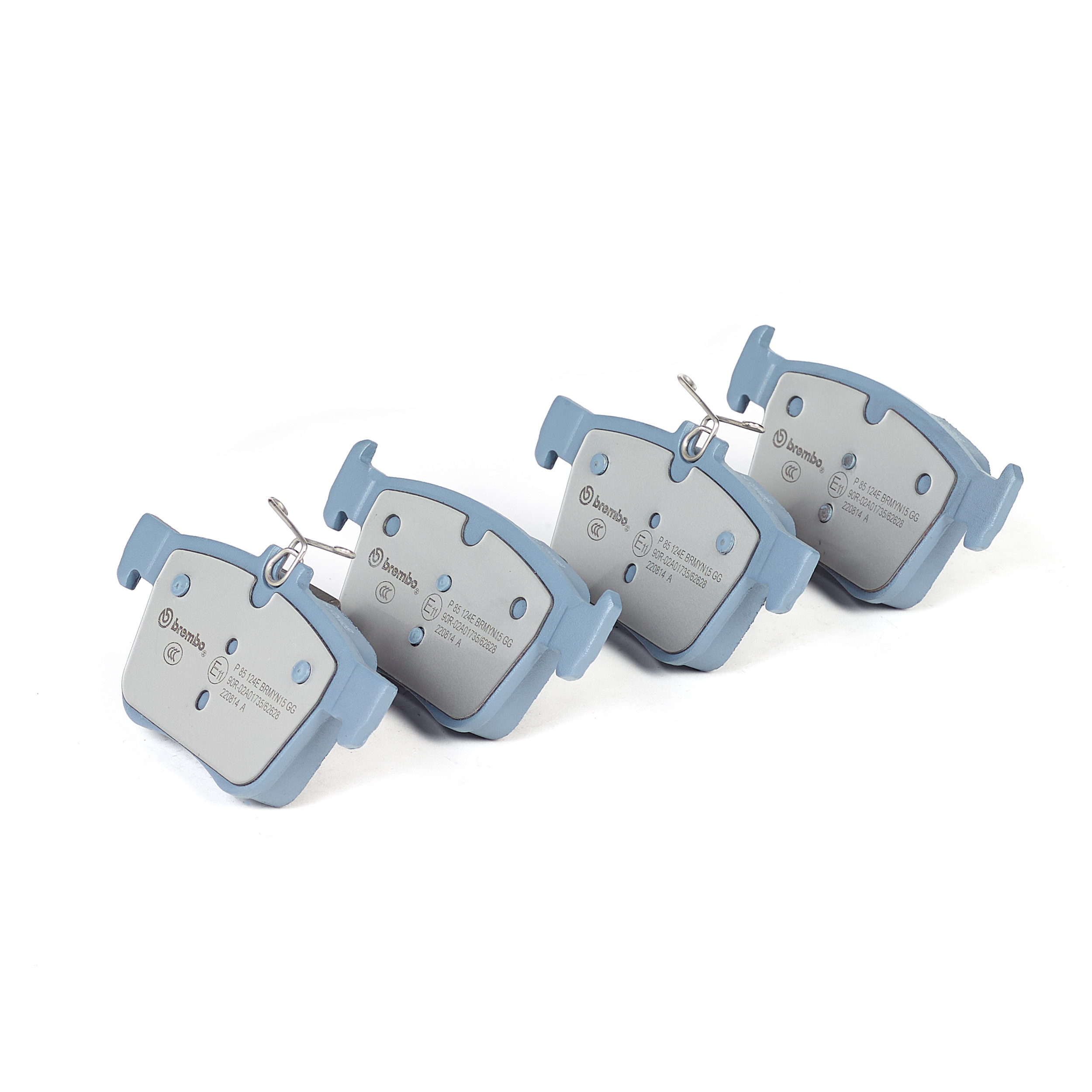 Jogo de 4 pastilhas de travão BREMBO ref. P 85 124E