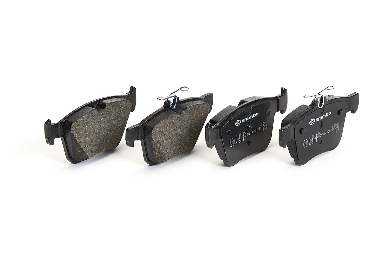 Jeu de 4 plaquettes de frein BREMBO ref. P 85 125