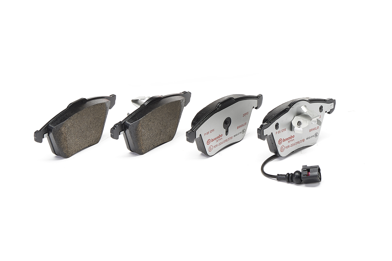 Jeu de 4 plaquettes de frein BREMBO ref. P 85 129X