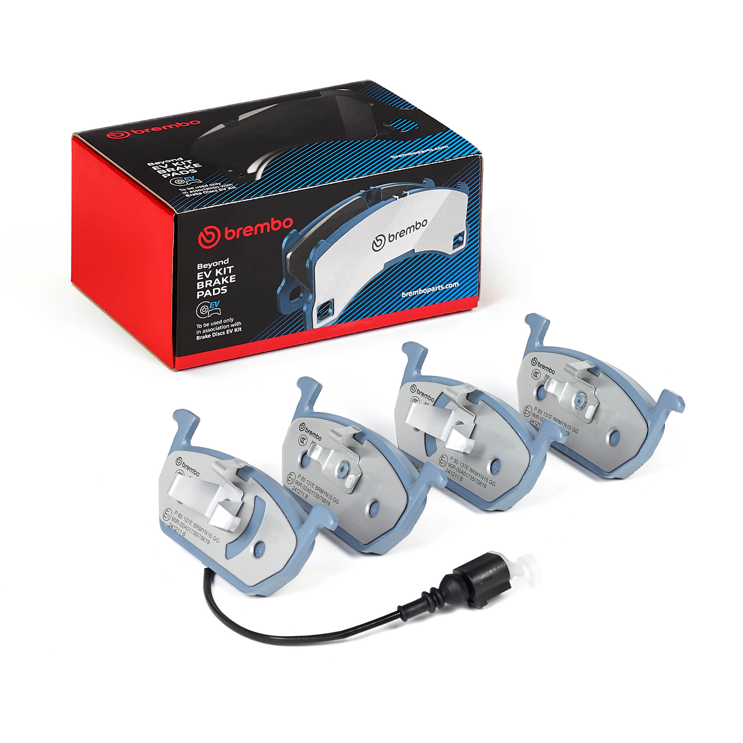 Jogo de 4 pastilhas de travão BREMBO ref. P 85 137E