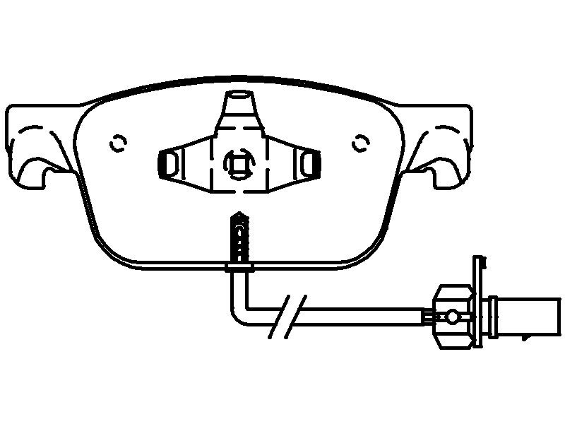 Jogo de 4 pastilhas de travão BREMBO ref. P85153NX