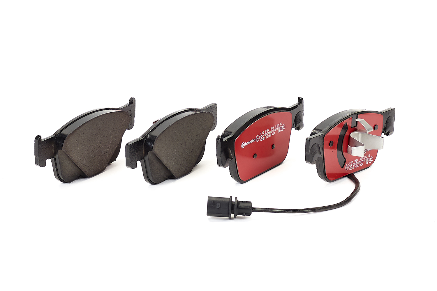 Jeu de 4 plaquettes de frein BREMBO ref. P 85 153X