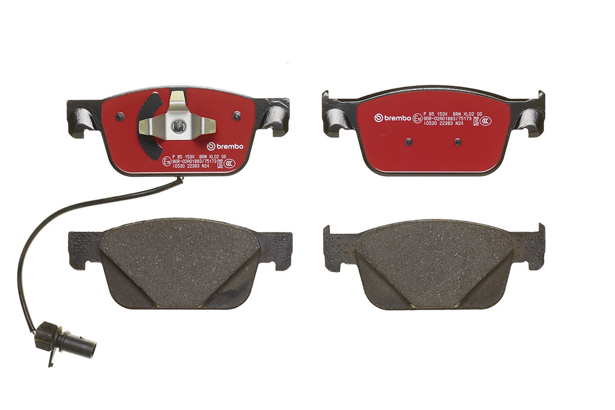 Jeu de 4 plaquettes de frein BREMBO ref. P 85 153X