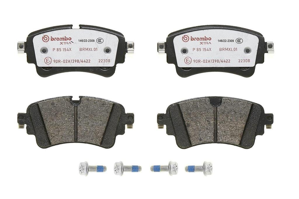 Jogo de 4 pastilhas de travão BREMBO ref. P 85 154X