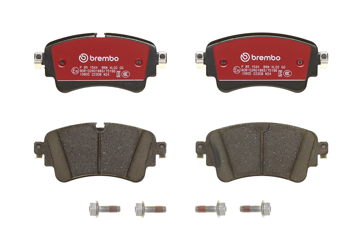 Jogo de 4 pastilhas de travão BREMBO ref. P 85 154X