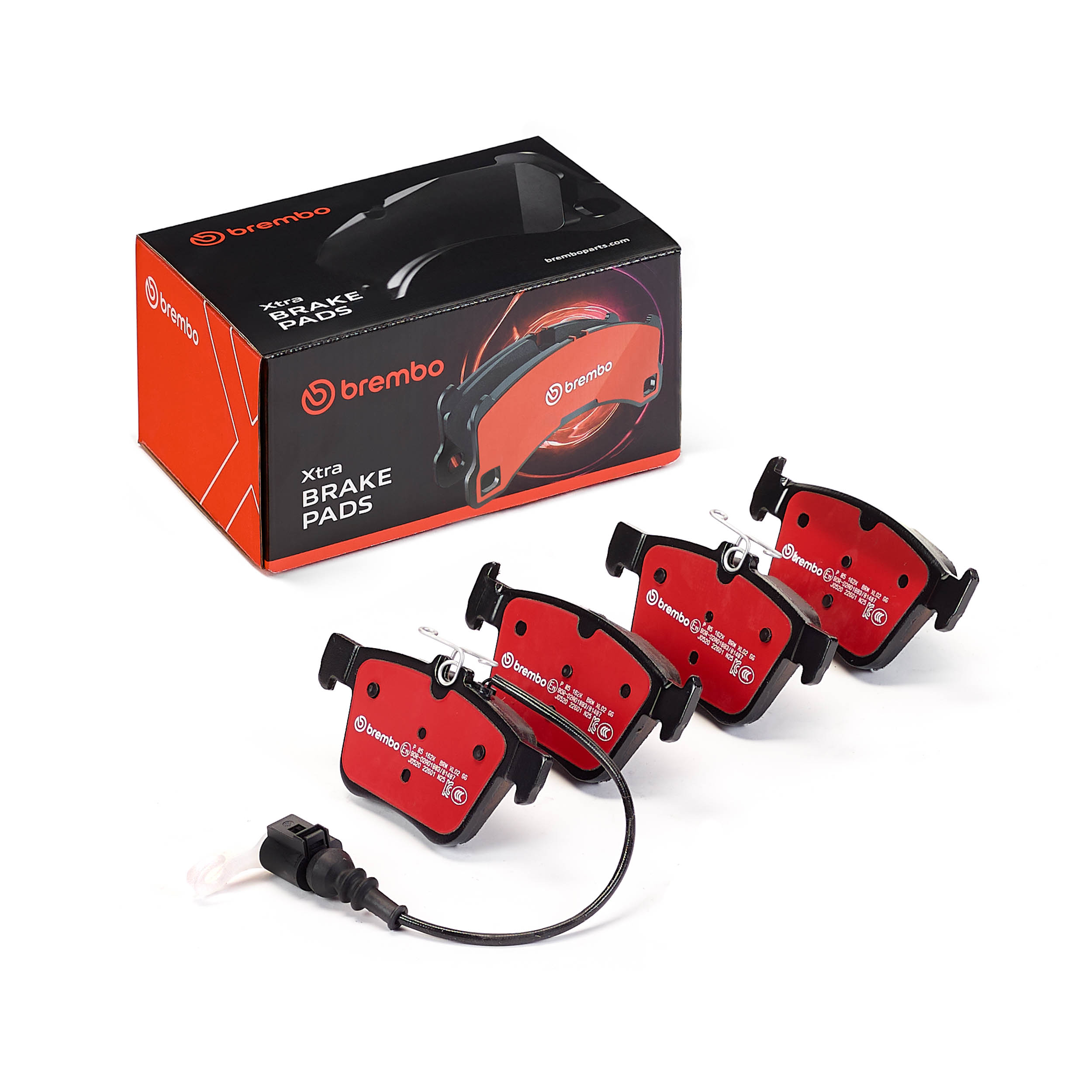 Jogo de 4 pastilhas de travão BREMBO ref. P 85 162X
