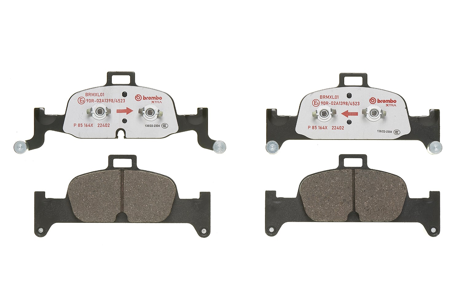 Jogo de 4 pastilhas de travão BREMBO ref. P 85 164X