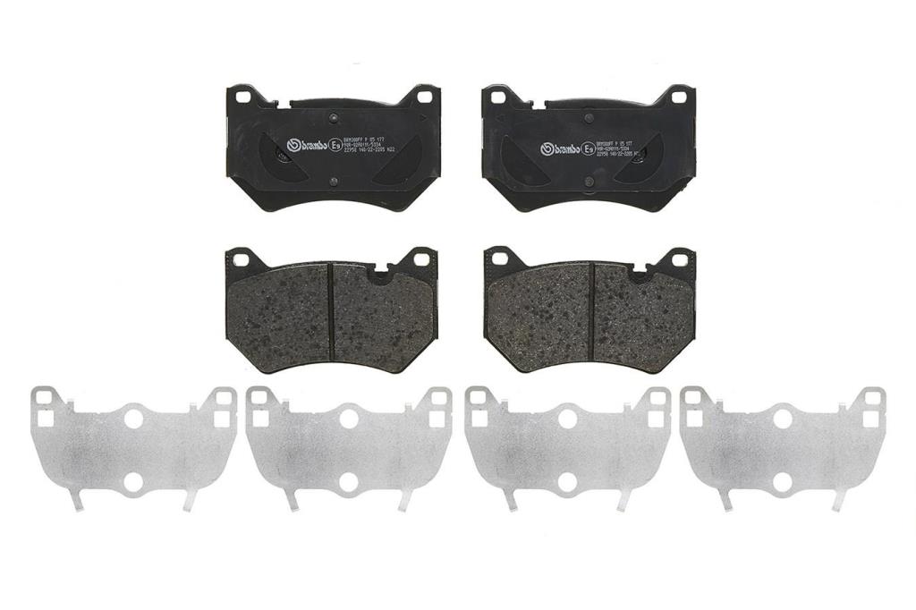 Jeu de 4 plaquettes de frein BREMBO ref. P 85 177