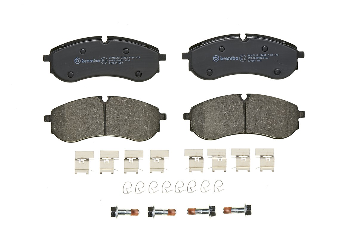 Jeu de 4 plaquettes de frein BREMBO ref. P 85 178