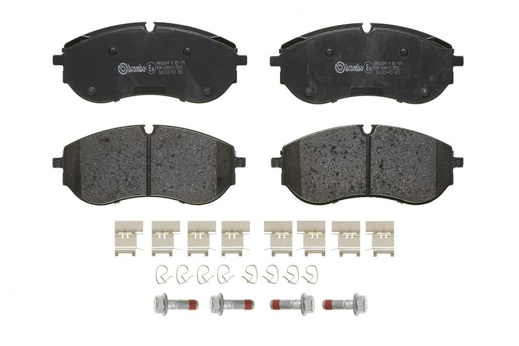 Jogo de 4 pastilhas de travão BREMBO P 85 179