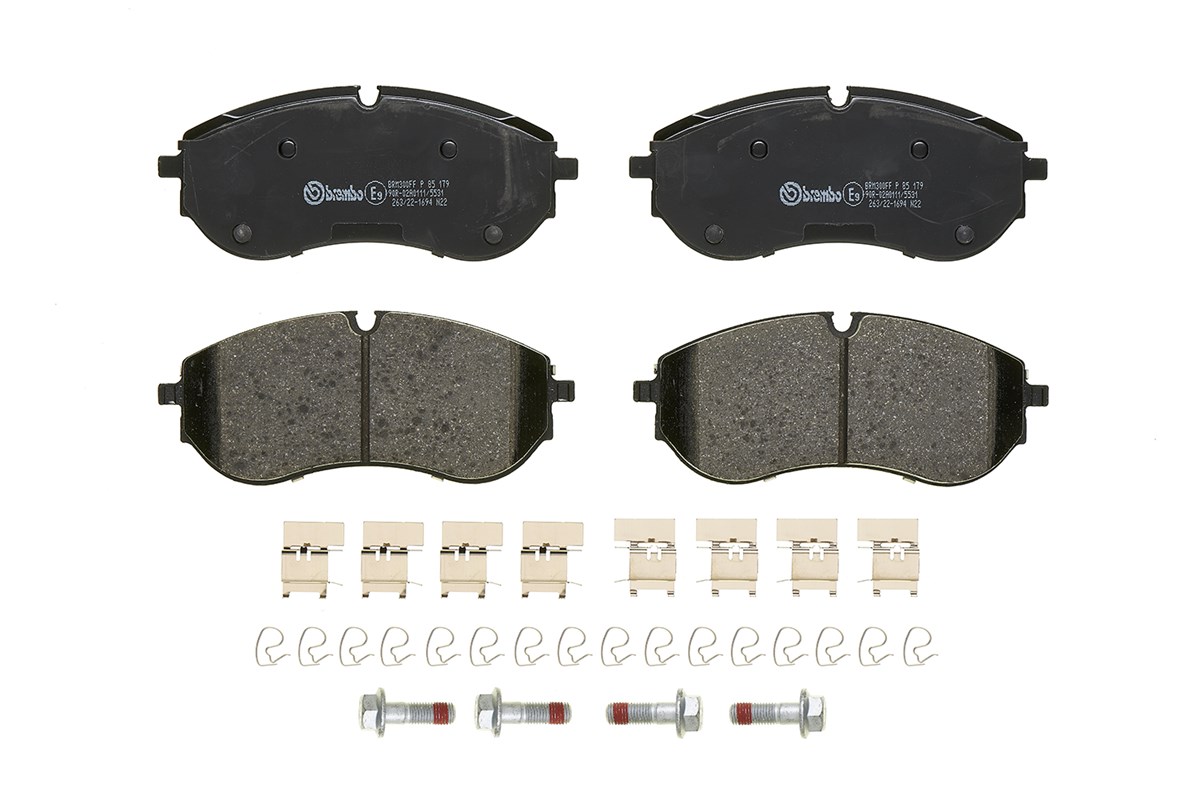 Jogo de 4 pastilhas de travão BREMBO P 85 179