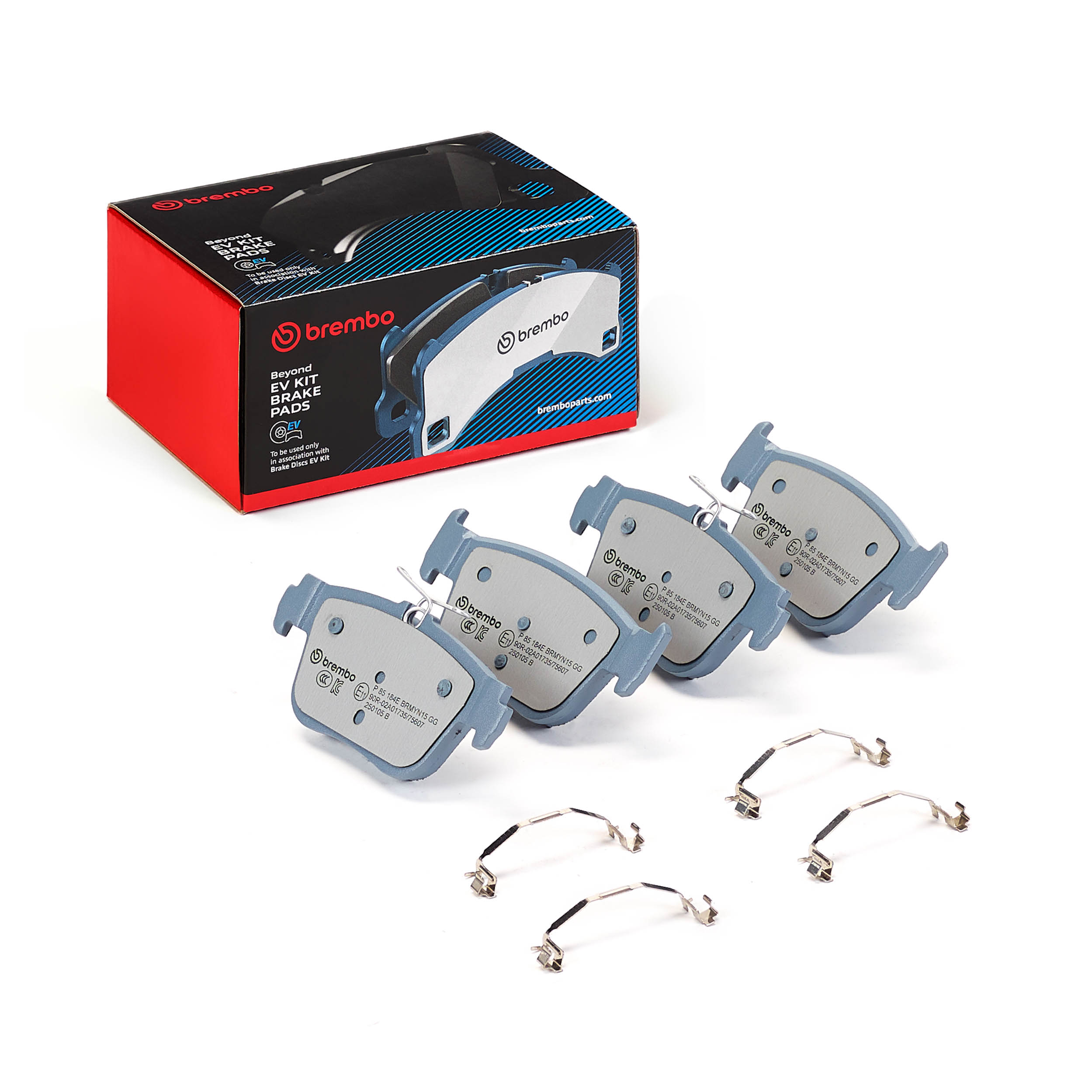 Jogo de 4 pastilhas de travão BREMBO ref. P 85 184E