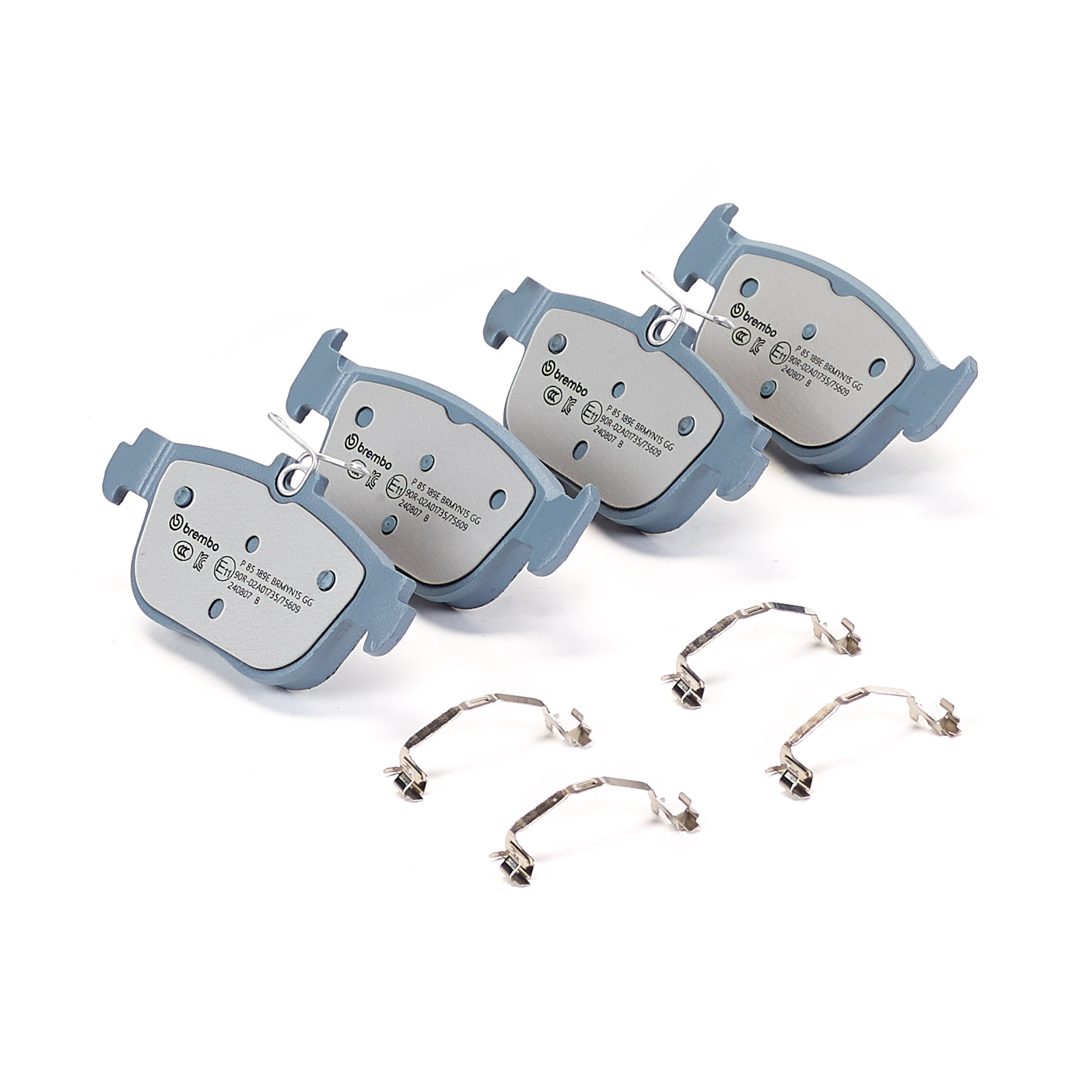 Jogo de 4 pastilhas de travão BREMBO ref. P 85 189E