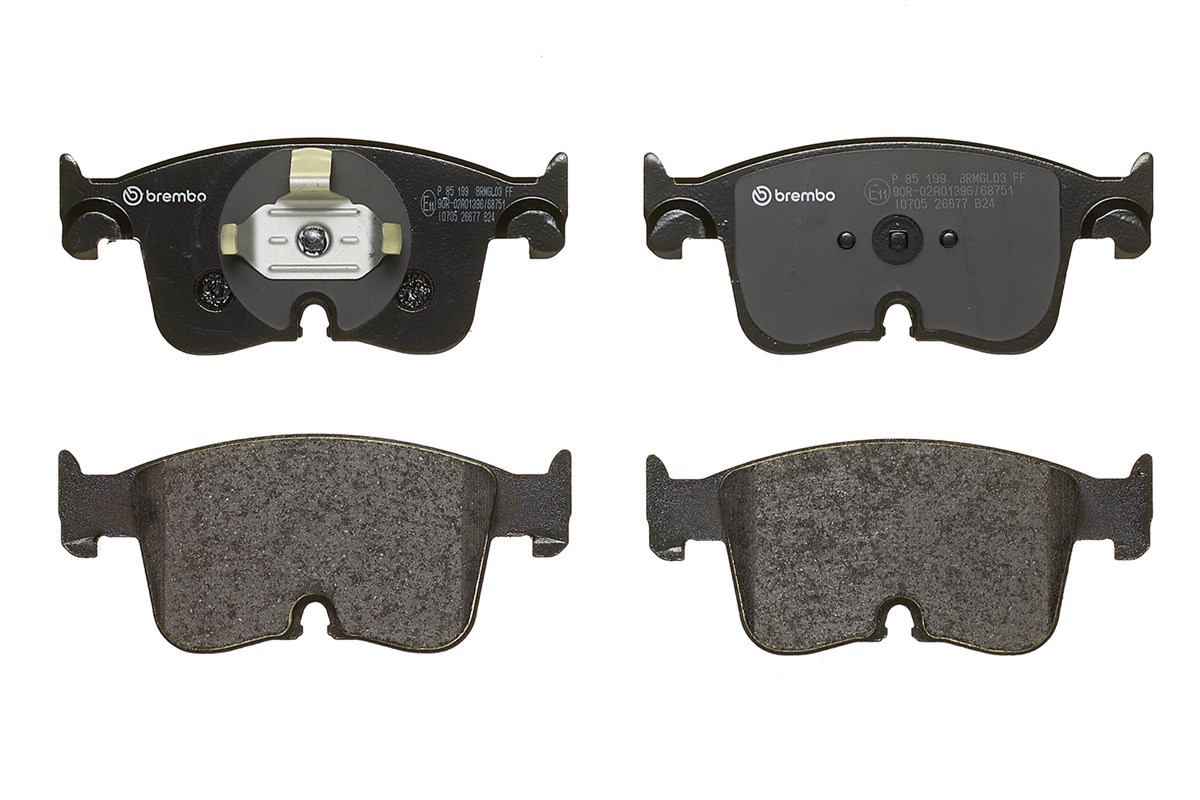 Jogo de 4 pastilhas de travão BREMBO ref. P 85 199