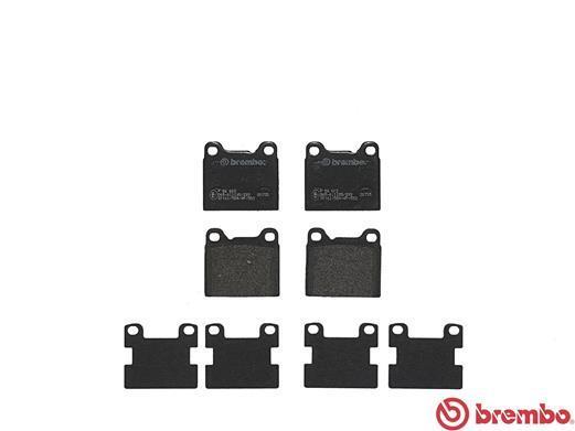 Jogo de 4 pastilhas de travão BREMBO ref. P 86 002