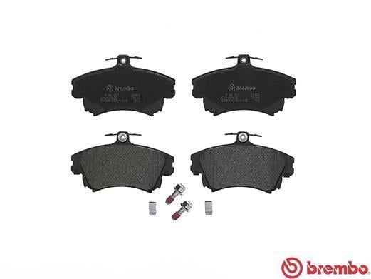 Jogo de 4 pastilhas de travão BREMBO ref. P 86 017