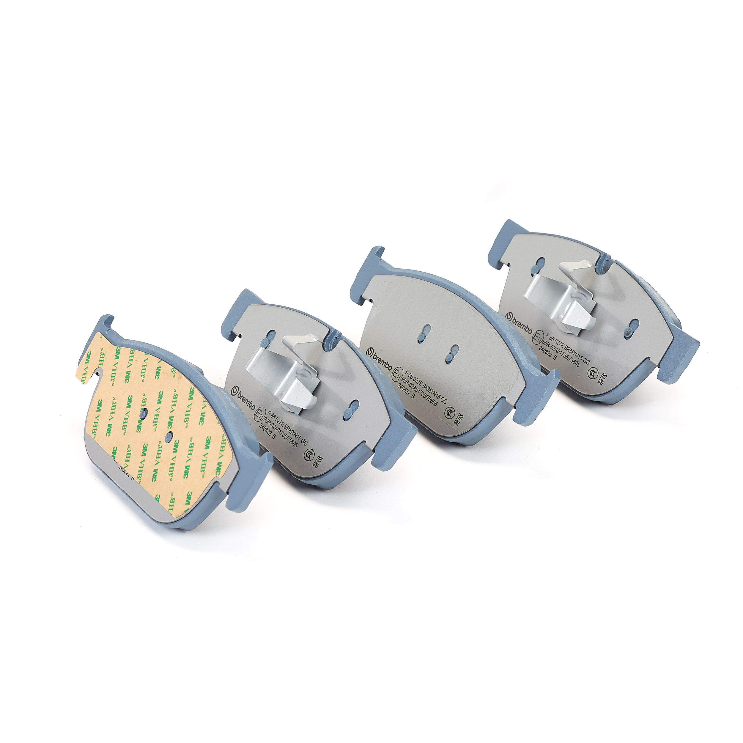 Jeu de 4 plaquettes de frein BREMBO ref. P 86 027E