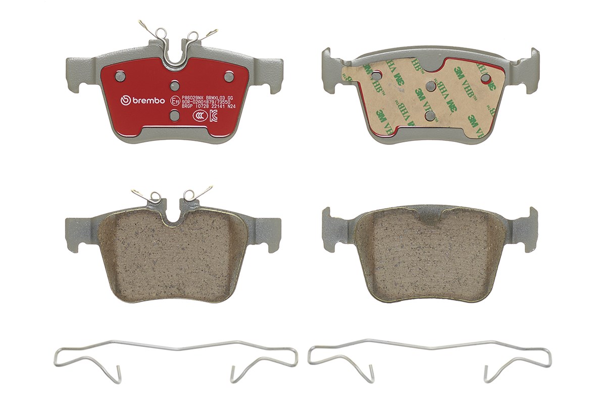 Jeu de 4 plaquettes de frein BREMBO ref. P86029NX