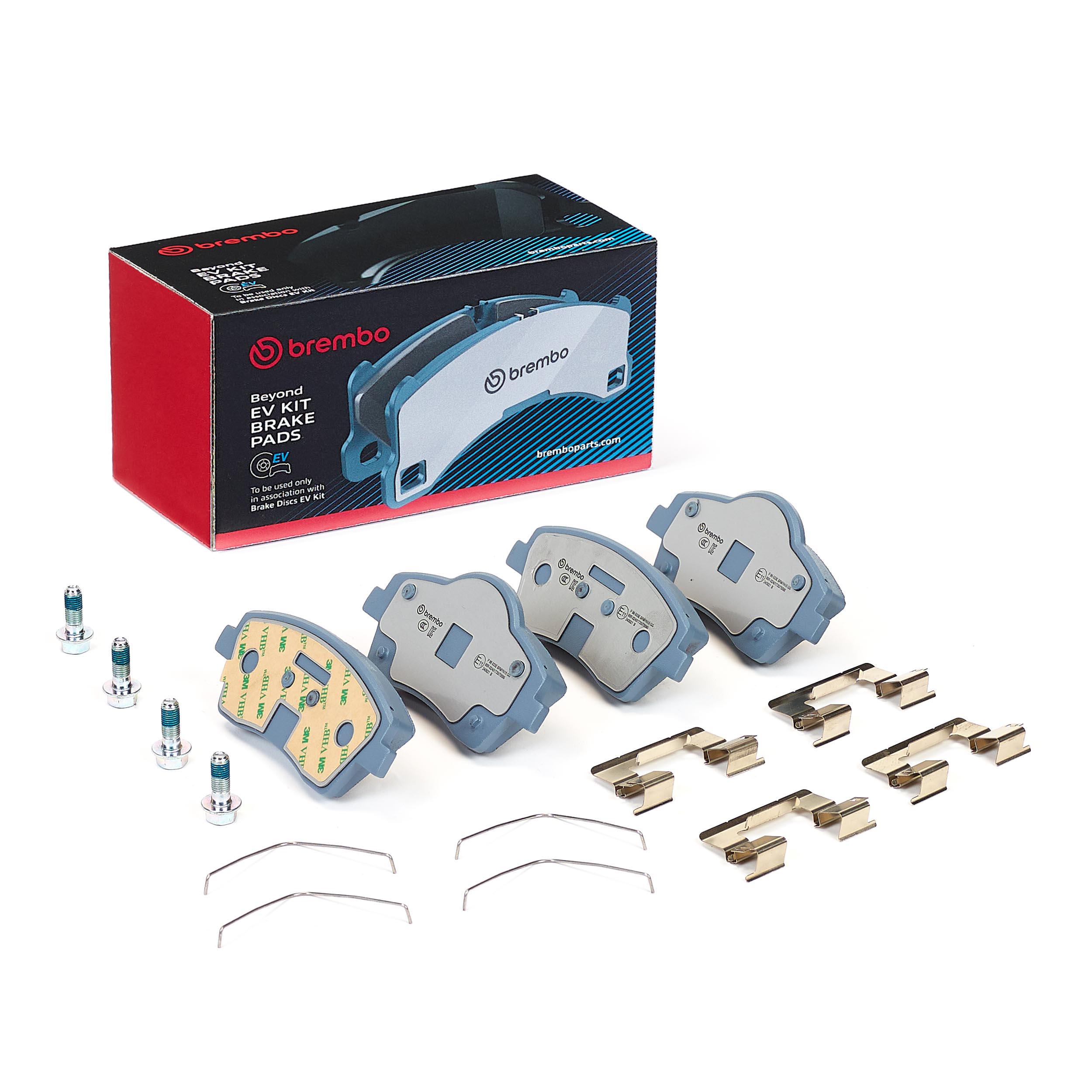 Jogo de 4 pastilhas de travão BREMBO P 86 033E