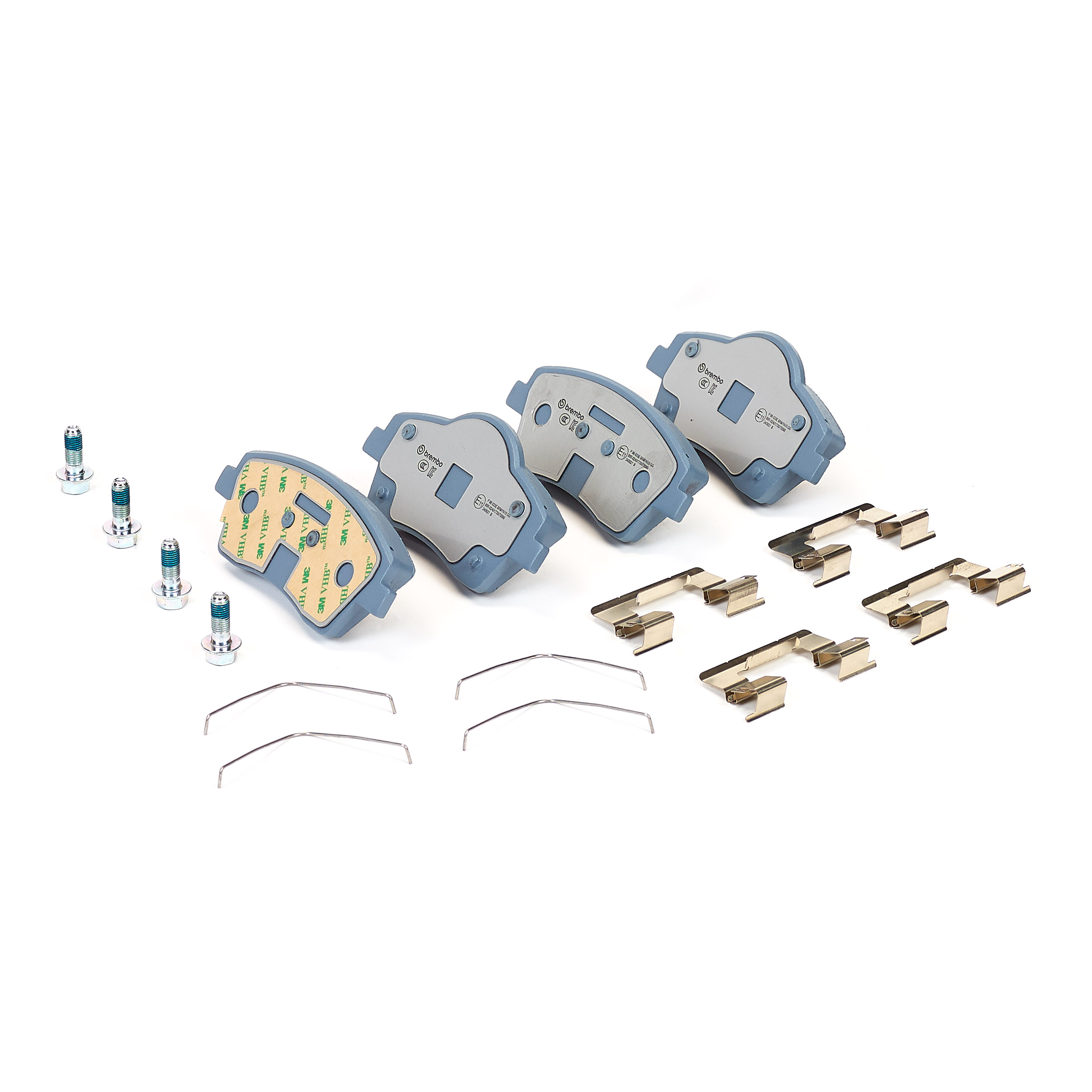 Jogo de 4 pastilhas de travão BREMBO P 86 033E