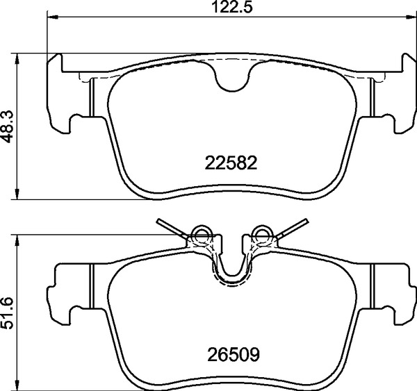 Jogo de 4 pastilhas de travão BREMBO ref. P 86 035