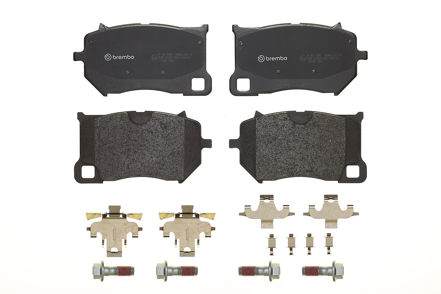Jogo de 4 pastilhas de travão BREMBO ref. P 86 036