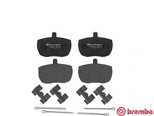 Jogo de 4 pastilhas de travão BREMBO ref. P A6 001