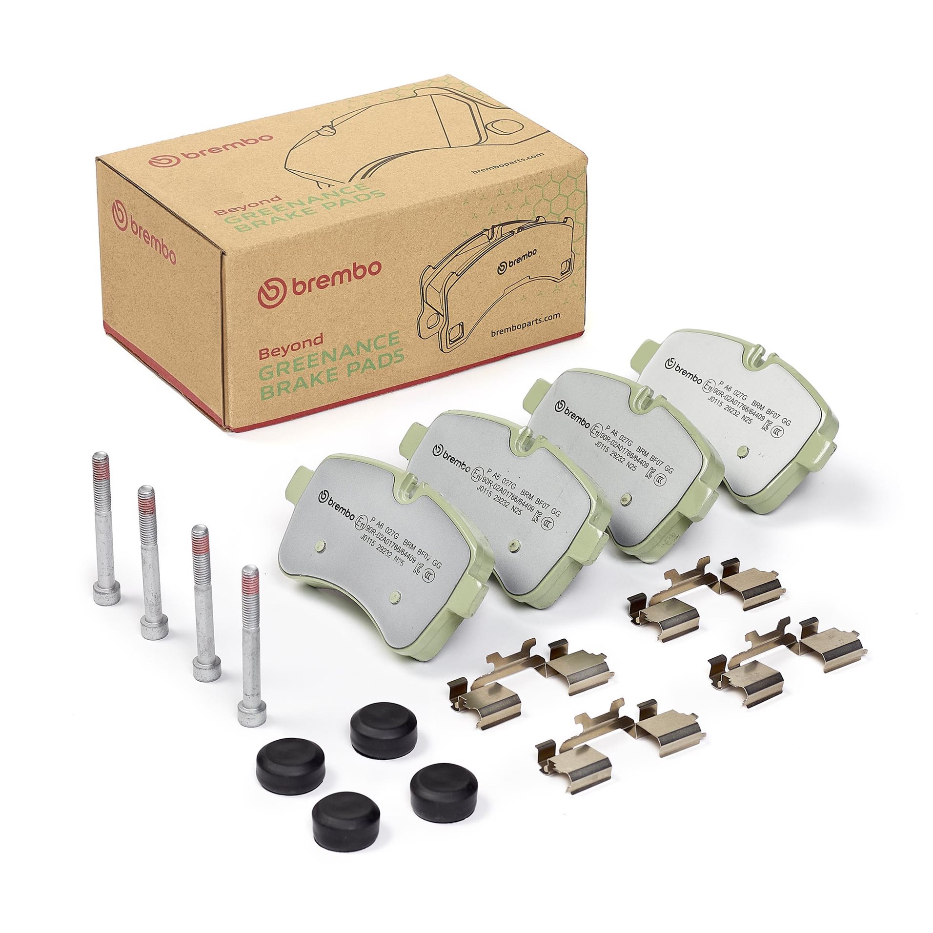 Jogo de 4 pastilhas de travão BREMBO ref. P A6 027G