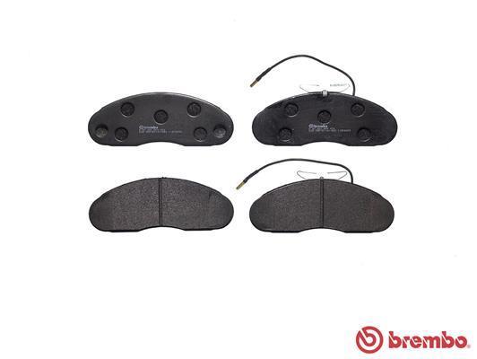 Jeu de 4 plaquettes de frein BREMBO ref. P B7 002