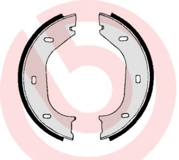 Jeu de mâchoires de frein à main (Mâchoire de frein à main) BREMBO ref. S 06 505