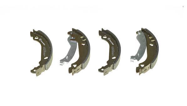 Jeu de 4 mâchoires de frein (Garniture de frein à tambour) BREMBO ref. S 23 510