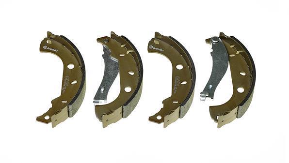 Jeu de 4 mâchoires de frein (Garniture de frein à tambour) BREMBO S 23 511
