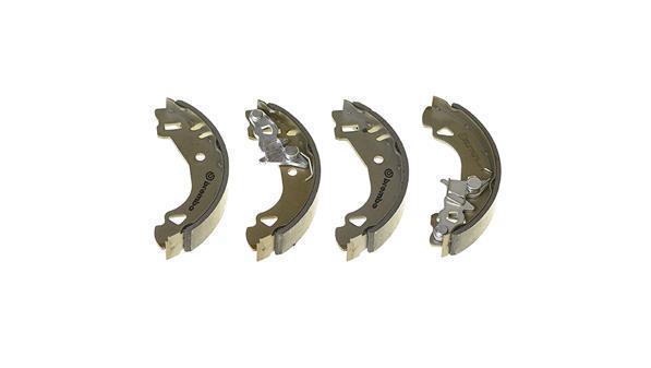 Jeu de 4 mâchoires de frein (Garniture de frein à tambour) BREMBO S 23 512