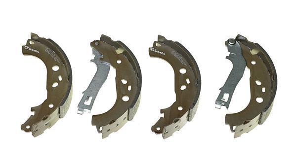Jeu de 4 mâchoires de frein (Garniture de frein à tambour) BREMBO ref. S 23 518