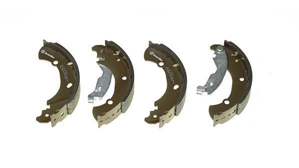 Jeu de 4 mâchoires de frein (Garniture de frein à tambour) BREMBO ref. S 23 519