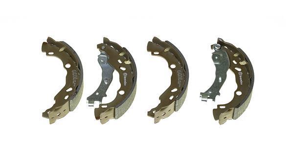 Jeu de 4 mâchoires de frein (Garniture de frein à tambour) BREMBO ref. S 23 523