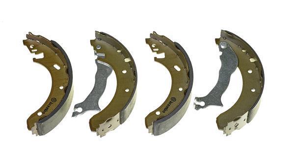 Jeu de 4 mâchoires de frein (Garniture de frein à tambour) BREMBO S 24 524