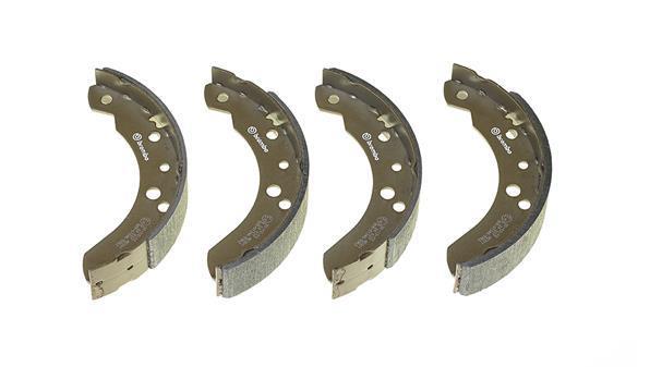Jeu de 4 mâchoires de frein (Garniture de frein à tambour) BREMBO ref. S 24 537