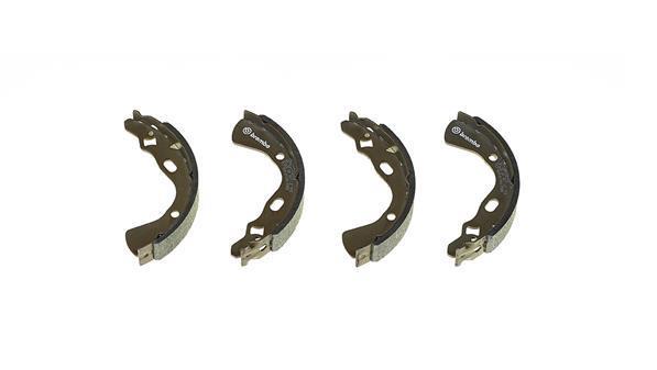 Jeu de 4 mâchoires de frein (Garniture de frein à tambour) BREMBO S 30 507