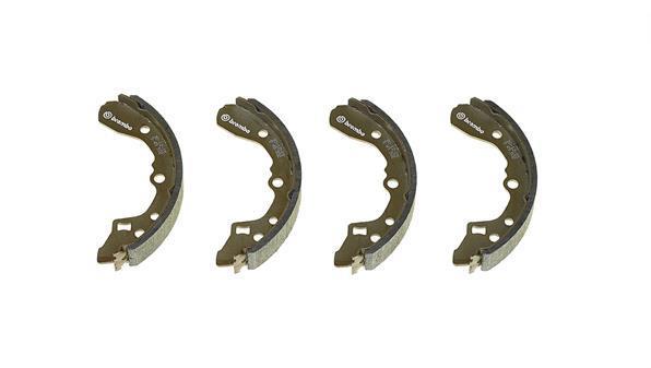 Jeu de 4 mâchoires de frein (Garniture de frein à tambour) BREMBO S 49 502