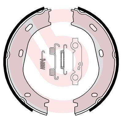 Jeu de mâchoires de frein à main (Mâchoire de frein à main) BREMBO ref. S 50 501