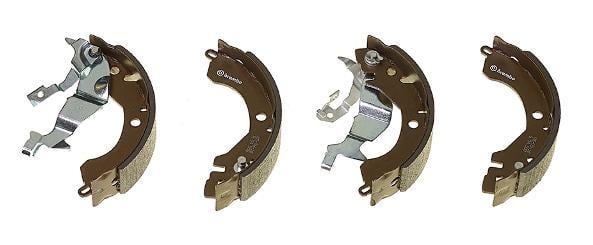 Jeu de 4 mâchoires de frein (Garniture de frein à tambour) BREMBO S 54 508