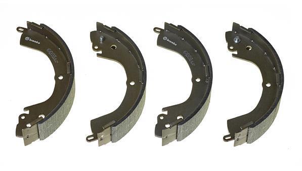 Jeu de 4 mâchoires de frein (Garniture de frein à tambour) BREMBO S 54 514