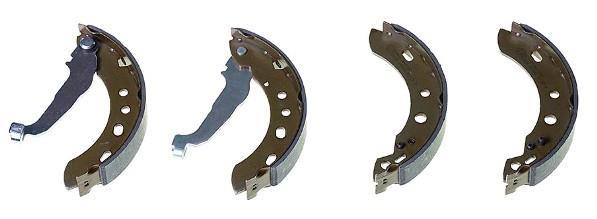 Jeu de 4 mâchoires de frein (Garniture de frein à tambour) BREMBO ref. S 56 551
