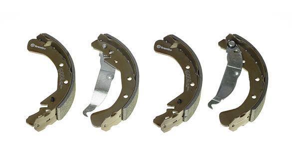 Jeu de 4 mâchoires de frein (Garniture de frein à tambour) BREMBO S 59 525